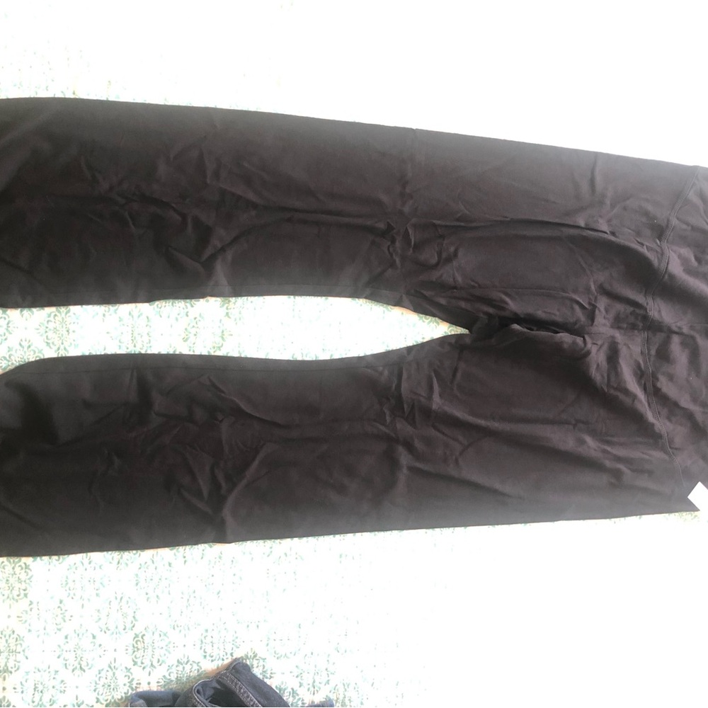 Old Navy Maternity Yoga Pants - Black, Full Panel Foldover